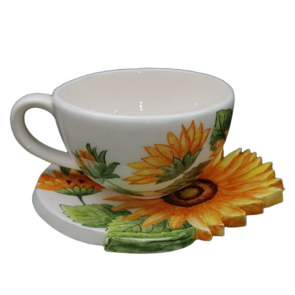 فنجان نعلبکی آفتابگردان 01