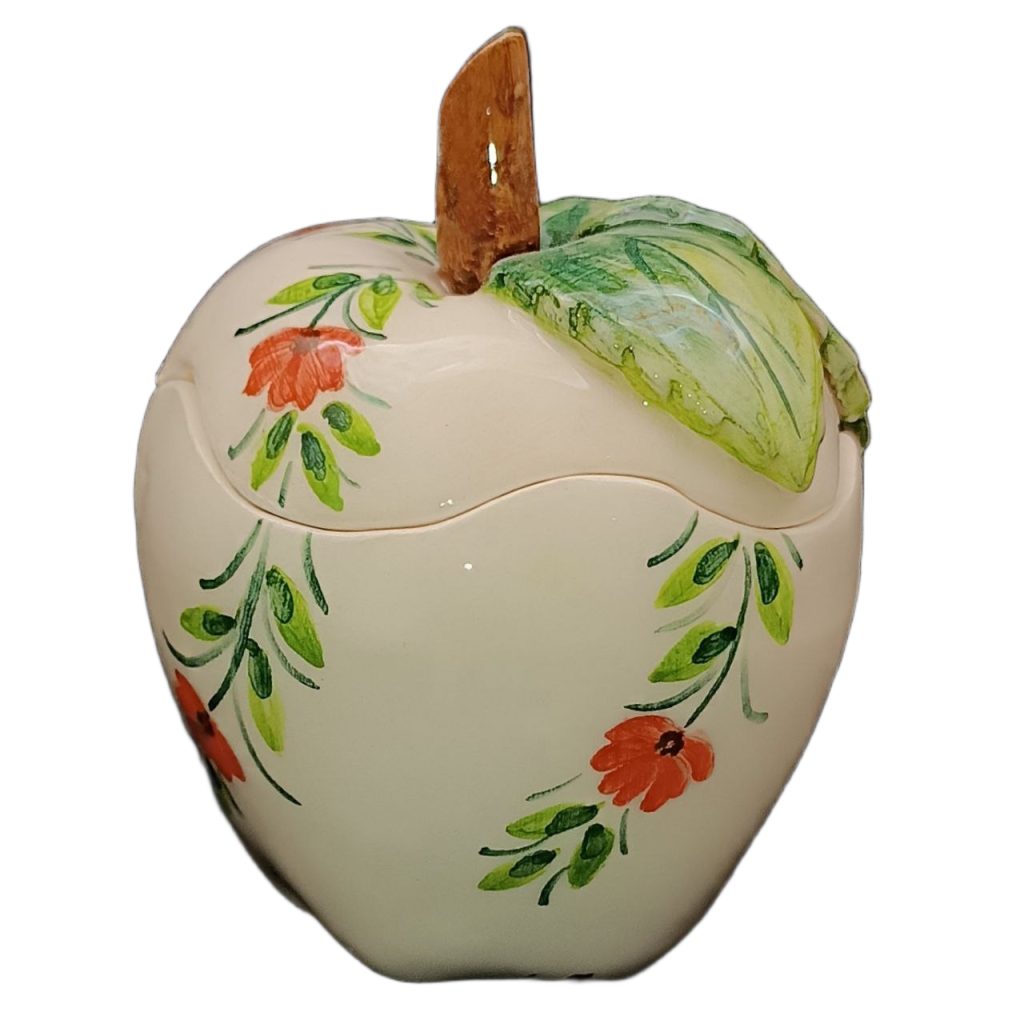 بانکه سیب هیوا 14010905 ظرف کاربردی برای جای ادویه قندان شکرپاش نگهداری مایعات جای سس و انواع