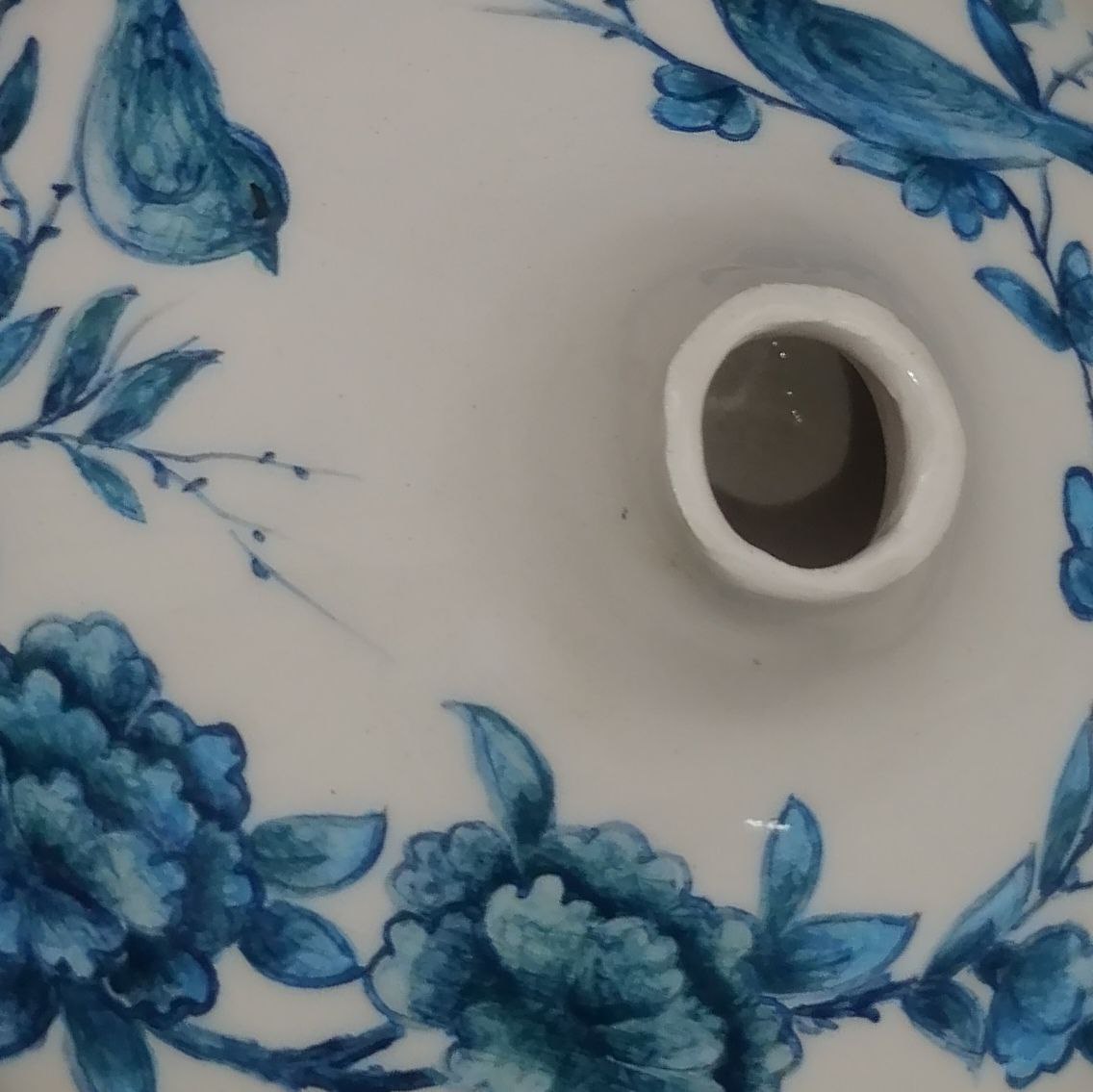 گلدان ارغوان ۳تکه هیوا 20 گلدان ارغوان گل و مرغ (11)